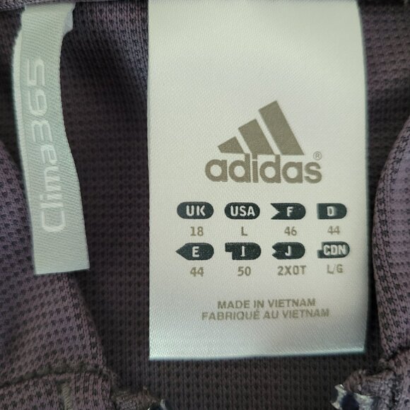 adidas Hoodie Women's Clima365 Climalite Y2K Full Zip Hoodie Size L - Picture 2 of 9
